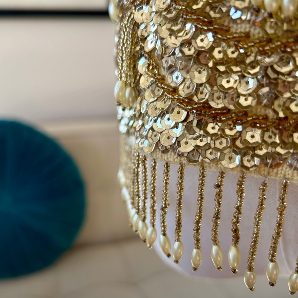 Amazing Vintage Top, Beaded with Sequins - Picture 4 of 11